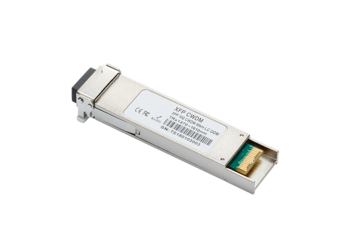 10G XFP CWDM 1550nm 80km DDM XFP Transceiver with Multi-Vendor MSA Compatible