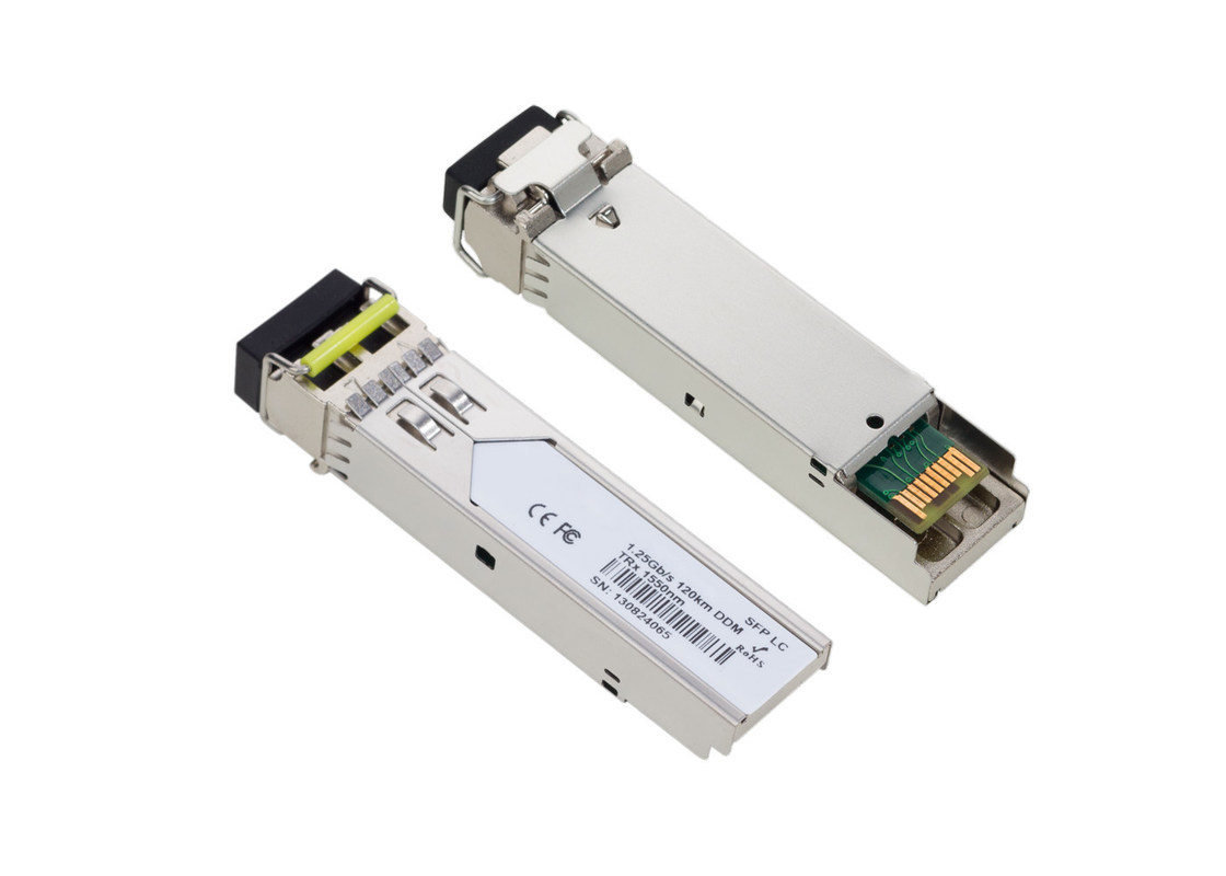 1.25G Single Mode SM SFP 1550nm 150KM Transceiver Multi Vendor MSA Compatible