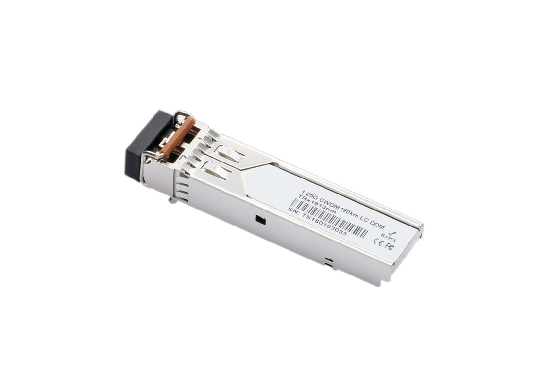 1.25G CWDM Transceiver  Single Mode 1550nm 120KM with Multi Vendor MSA Compatible