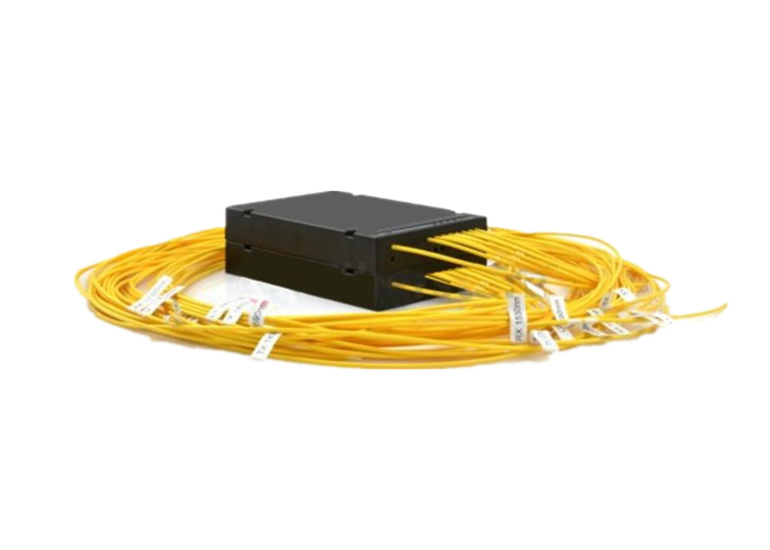ABS Box type 16CH DWDM Mux or Demux Single Fiber ABS Box